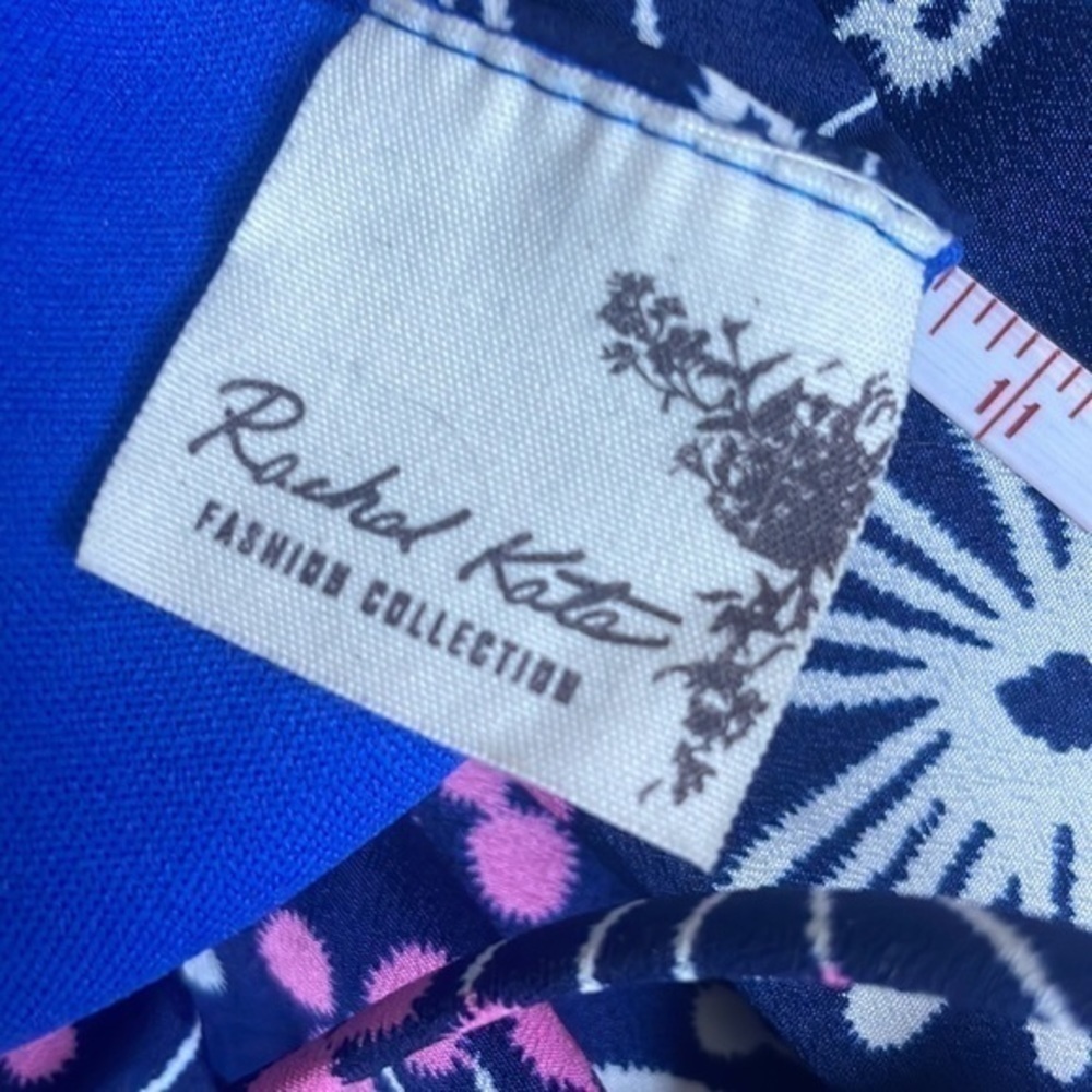 Rachel Kata dress floral backless size M - Picture 10 of 11